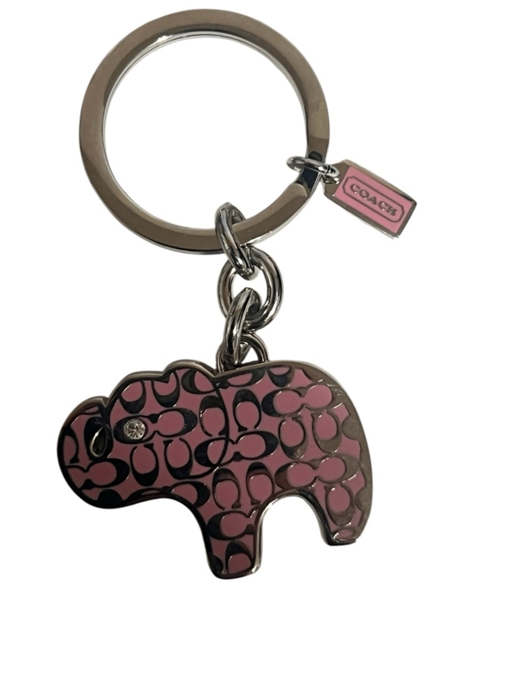Coach keychains Cancer awareness, pink elephant, pink mini bag ballon - Picture 3 of 13